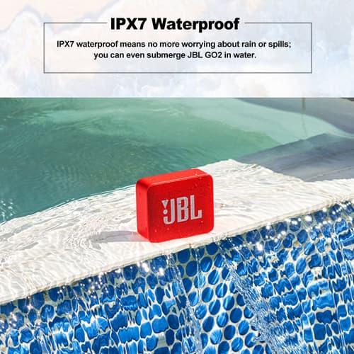 JBL GO 2 Wireless Bluetooth Speaker IPX7 Waterproof With Mic - image 5