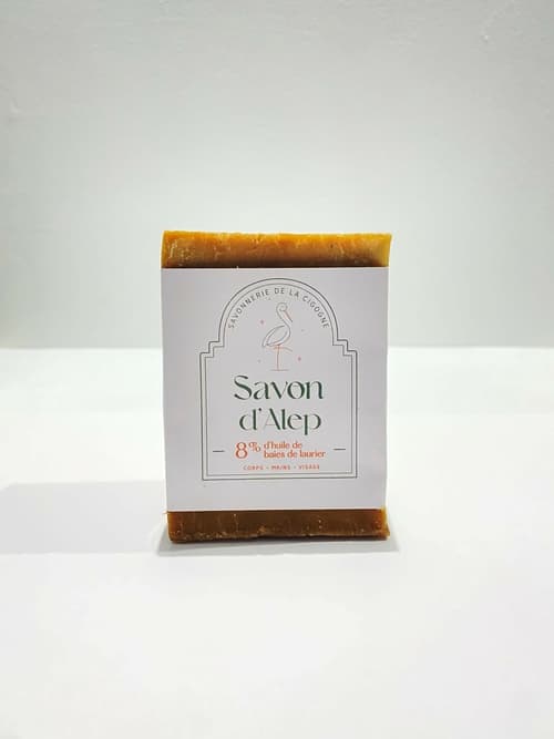 Savon d’Alep à 8% huile de baies de laurier - image 2