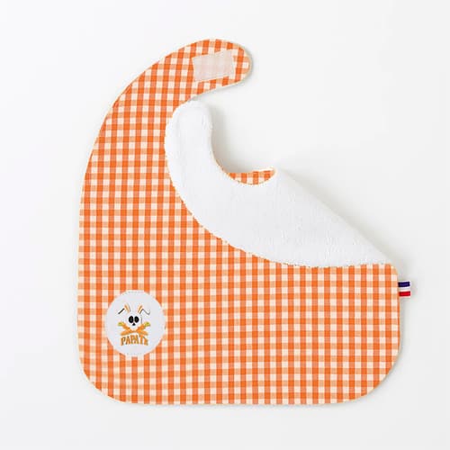 Organic Cotton Bib - Vichy - image 5